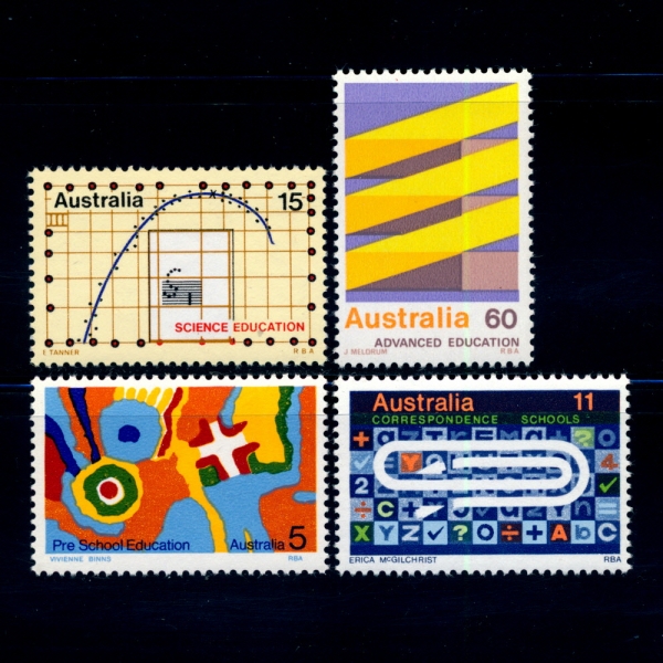 AUSTRALIA(Ʈϸ)-#602~5(4)-PRE-SCHOOL, CORRESPONDENCE, SCIENCE AND ADVANCED EDUCATION()-1974.11.20