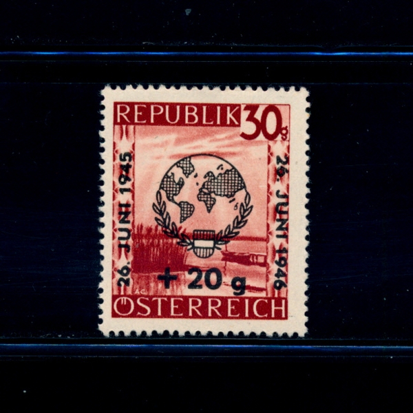 AUSTRIA(Ʈ)-#B166-30+20g-FIRST ANNIV. OF UNITED NATIONS( â 1ֳ)-1946.6.25