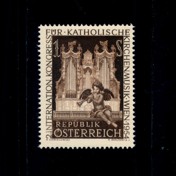 AUSTRIA(Ʈ)-#596-1s-2ND INTL. CONGRESS FOR CATHOLIC CHURCH MUSIC, VIENNA, OCT. 4-10(2ȸ 縯ȸ Ǵȸ)-1954.10.2