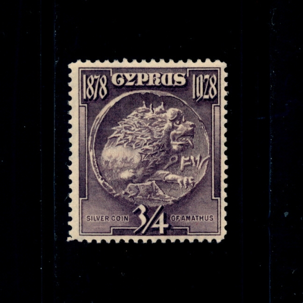 CYPRUS(Űν)-#114-3/4pi-SILVER COIN OF AMATHUS(Ƹ ȭ)-1928.2.1