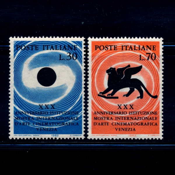 ITALY(Ż)-#855~6(2)-LION OF ST. MARK(  )-1962.8.25