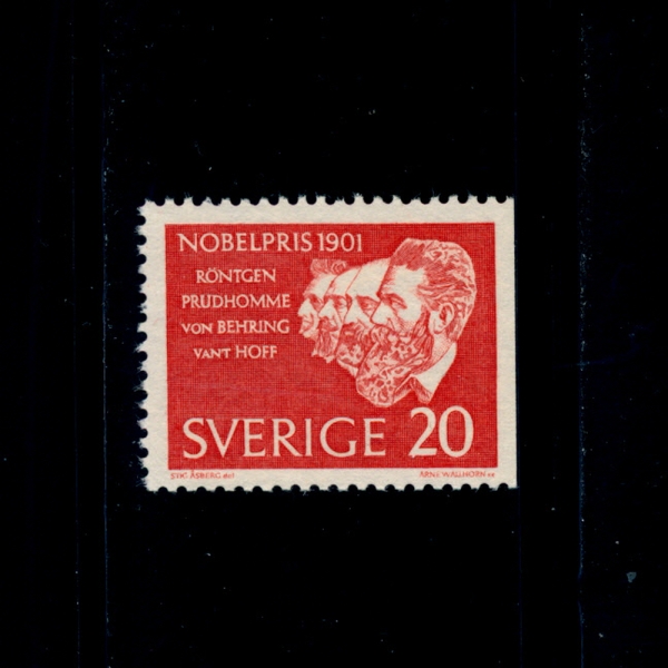 SWEDEN()-#606-20o-WILHELM K. ROENTGEN, RENE SULLY PRUDHOMME,EMIL VON BEHRING AND JACOB VAN\