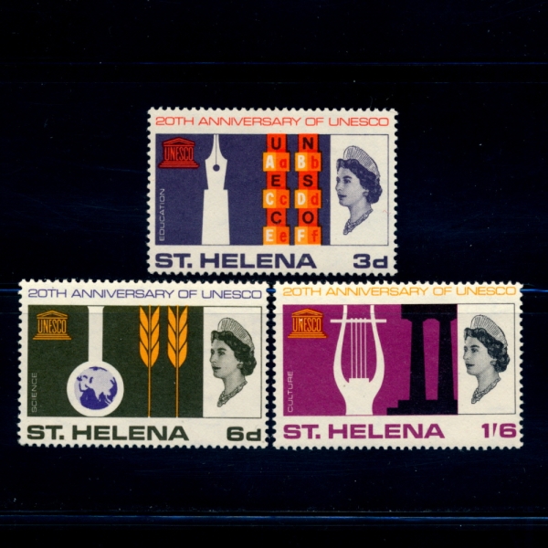 ST.HELENA(Ʈ ﷹ)-#192~4(3)-EDUCATION, SCIENCE AND CULTURE(,,ȭ)-1966.12.1