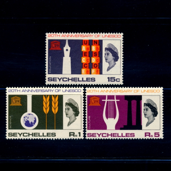 SEYCHELLES(̼)-#230~2(3)-EDUCATION, SCIENCE AND CULTURE(,,ȭ)-1966.12.1