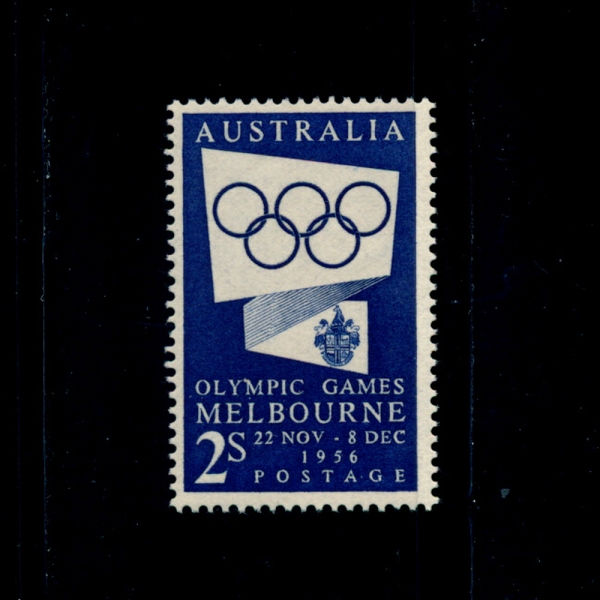 AUSTRALIA(Ʈϸ)-#277-2sh-16TH WINTER OLYMPIC GAMES, MELBOURNE, NOV. -DEC. 1956(16ȸ  ϰø 1956)-1954.12.1