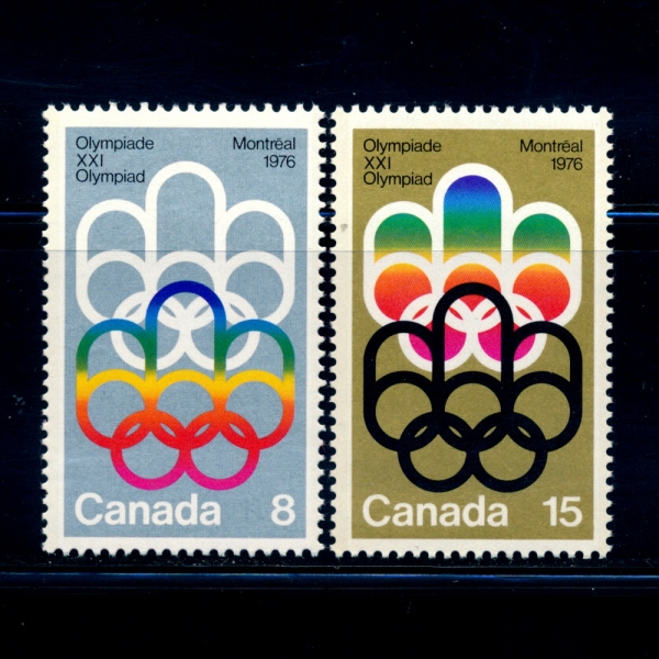 CANADA(ĳ)-#623~4(2)-21ST SUMMER OLYMPICS, MONTREAL,1976(21ȸ Ʈ ϰø 1976)-1973.9.20