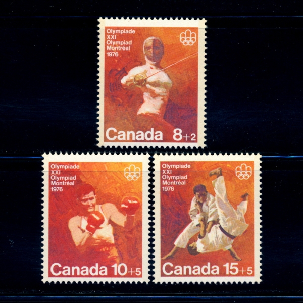 CANADA(ĳ)-#B7~9(3)-21ST SUMMER OLYMPICS, MONTREAL,1976(21ȸ Ʈ ϰø 1976)-1975.8.6