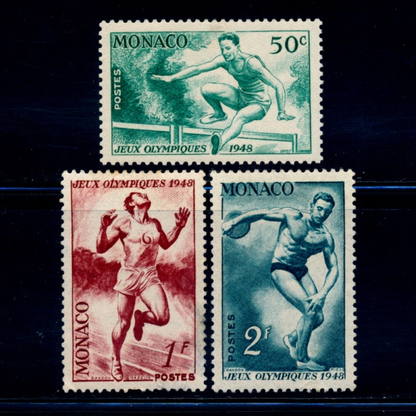 MONACO()-#204~6(3)-14TH SUMMER OLYMPIC GAMES, WEMBLEY. LONDON. 1948(14ȸ  ϰ ø 1948)-1948.7.1