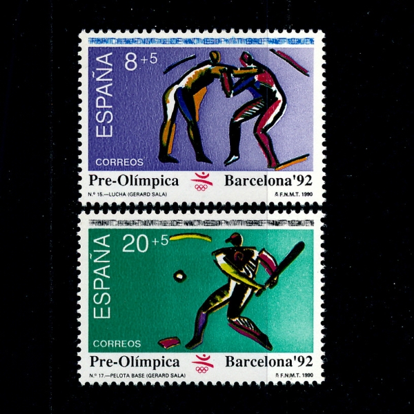 SPAIN()-#SP29(2)-25TH SUMMER OLYMPIC GAMES, BARCELONA. 1992(25ȸ ٸγ ϰ ø 1992)-1988.10.3