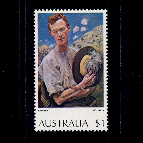 AUSTRALIA(Ʈϸ)-#573-$1-SERGEANT OF LIGHT HORSE, BY GEORGE LAMBERT( Ʈ,  )-1974
