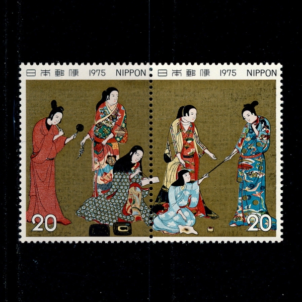 JAPAN(Ϻ)-#1211~2(2)-MATSUURA SCREEN, 16TH CENTURY( ũ, 16)-1975.4.21